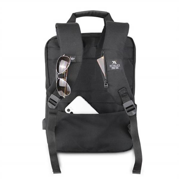 My Valice Smart Bag Usb Şarj Girişli Akıllı Sırt Çantası 1205 Siyah