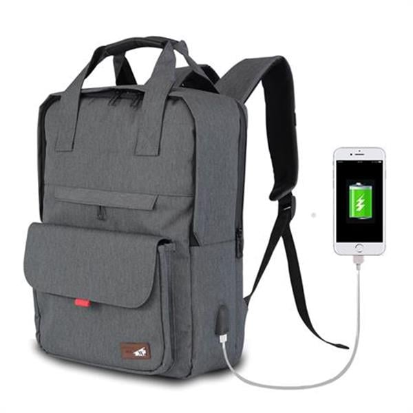 My Valice Smart Bag Usb Şarj Girişli Akıllı Sırt Çantası 1205 Füme