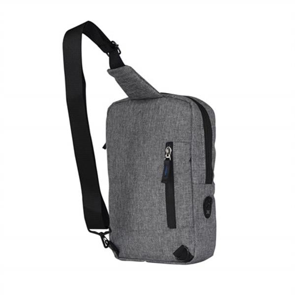 My Valice Smart Bag Usb'li Çapraz Göğüs Çantası 1504 Gri