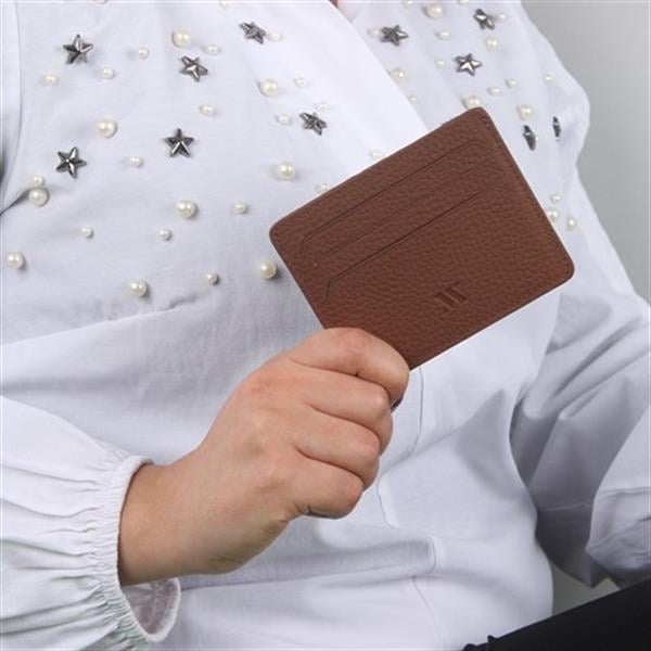My Valice Unisex Hakiki Deri Cüzdan ve Kartlık 1817 Taba