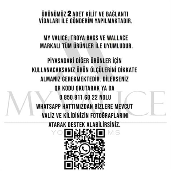 My Valice Valiz Kilidi Şifreli Kilit 2 Adet