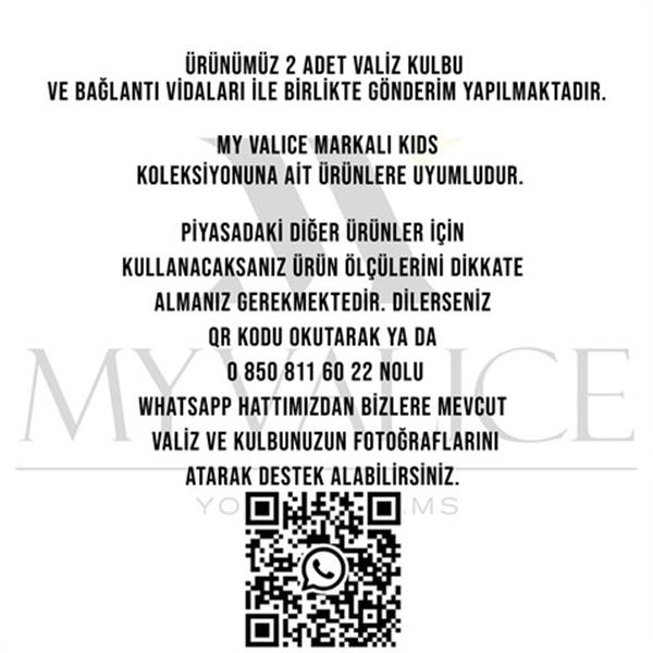 My Valice Valiz Kulbu Valiz Tutacağı Kids Kulp 2 Adet Yeşil