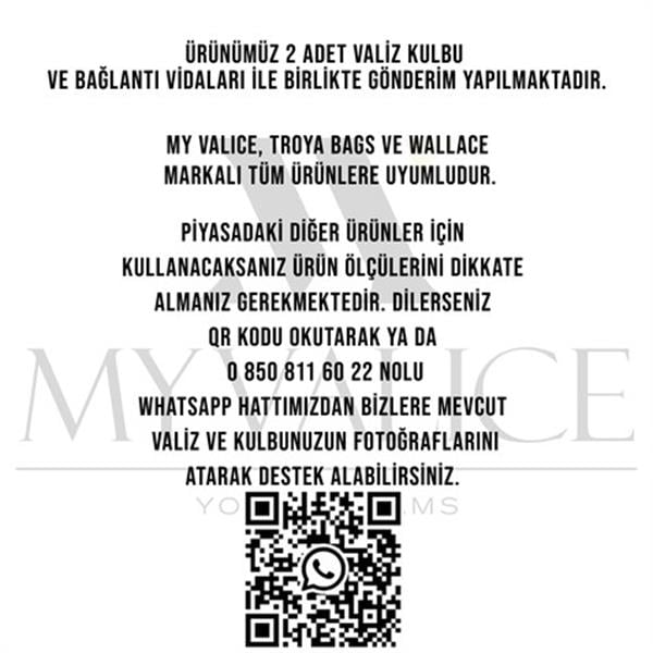My Valice Valiz Kulbu Valiz Tutacağı Kulp 2 Adet
