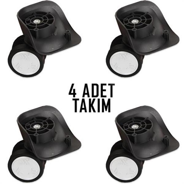My Valice Valiz Tekerleği Çift Teker 01 4 Adet Gri