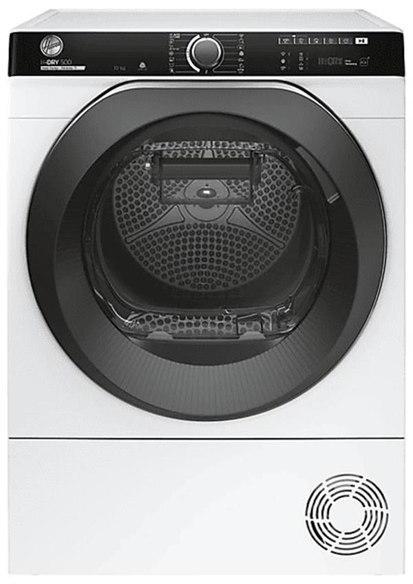 HOOVER H-DRY 500 NDPEH10A2TCBEXSS Solo, Isı Pompalı, 10 Kg, Sınıf A++, Beyaz, Wi-Fi + BLE Kurutma Makinesi