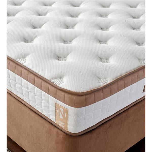 Niron Latte 200x200 Çift Kişilik Yatak Full Ortopedik Sert Yatak