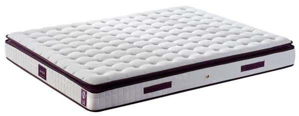 Niron Purple 140x190 Çift Kişilik Pedli Yatak Full Ortopedik Yaylı Yatak