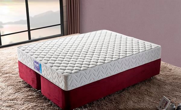 Niron Smart Yatak Baza Başlık Seti - 150x200 Çift Kişilik Full Ortopedik Yatak Baza ve Başlık Takımı