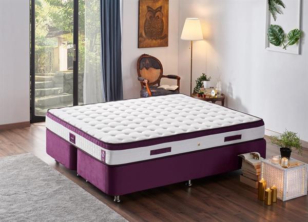 Niron Violet 160x200 Çift Kişilik Gizli Pedli Yatak Full Ortopedik Yaylı Yatak