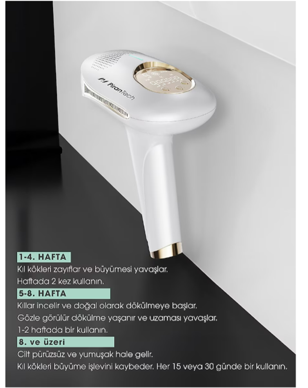 PIRANTECH BHRL-08 BUZ LAZER EPİLASYON ALETİ
