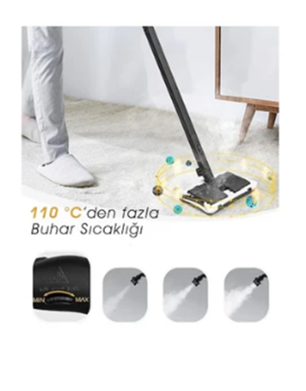 PIRANTECH CB-107C Buharlı Temizlik Makinesi