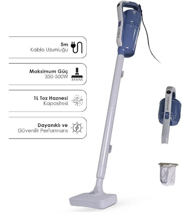 PIRANTECH EK340 KABLOLU DİKEY SÜPÜRGE