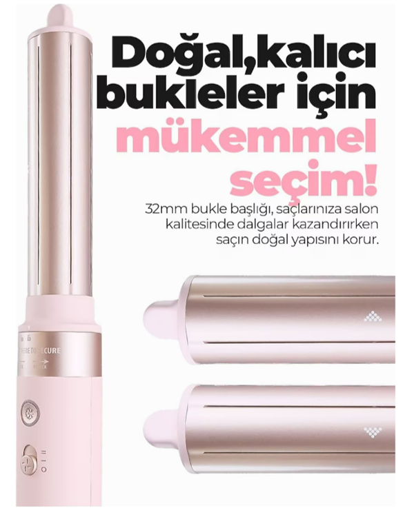 PIRANTECH KS-611 Airwrap 6 Başlıklı Saç Şekillendirme ve Kurutma Seti