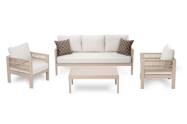 Erinöz Toscana Bahçe Balkon Oturma Grubu 3+1+1+Sehpa