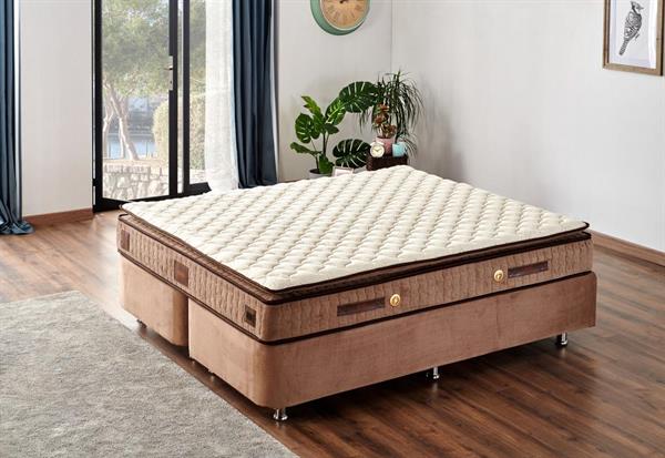 W.Cotton 140x190 Çift Kişilik Pedli Yatak Full Ortopedik Yaylı Yatak