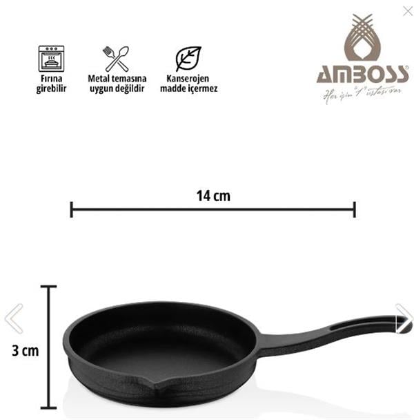 Amboss Bel-0793 Bellus Mini Döküm Seti Siyah