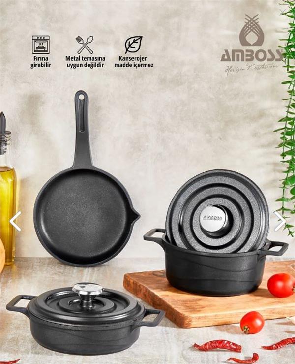Amboss Bel-0793 Bellus Mini Döküm Seti Siyah