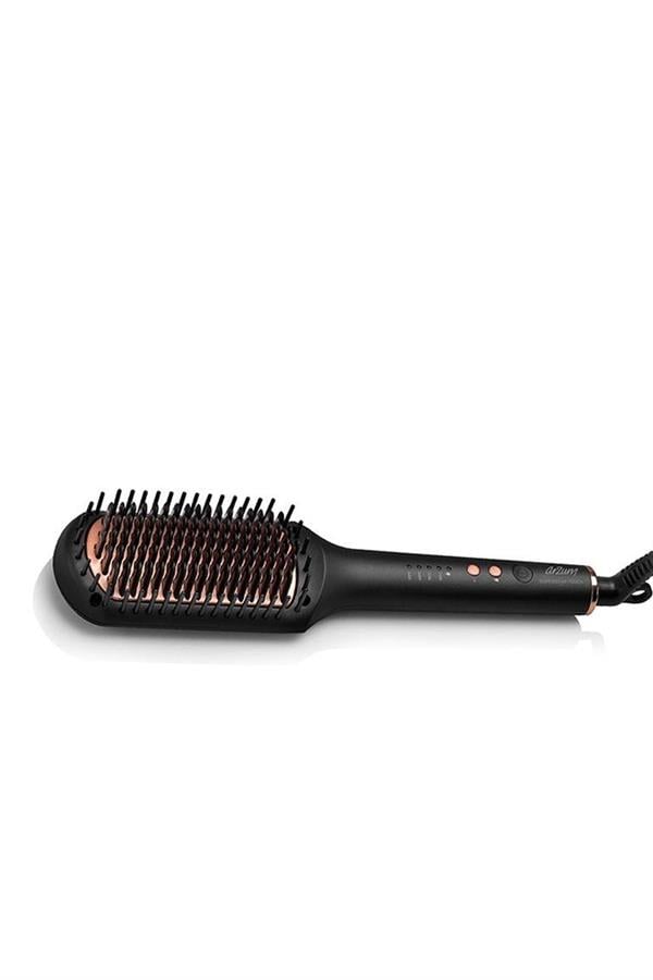 Arzum AR5068 Superstar Touch Saç Düzleştirici Fırça - Siyah