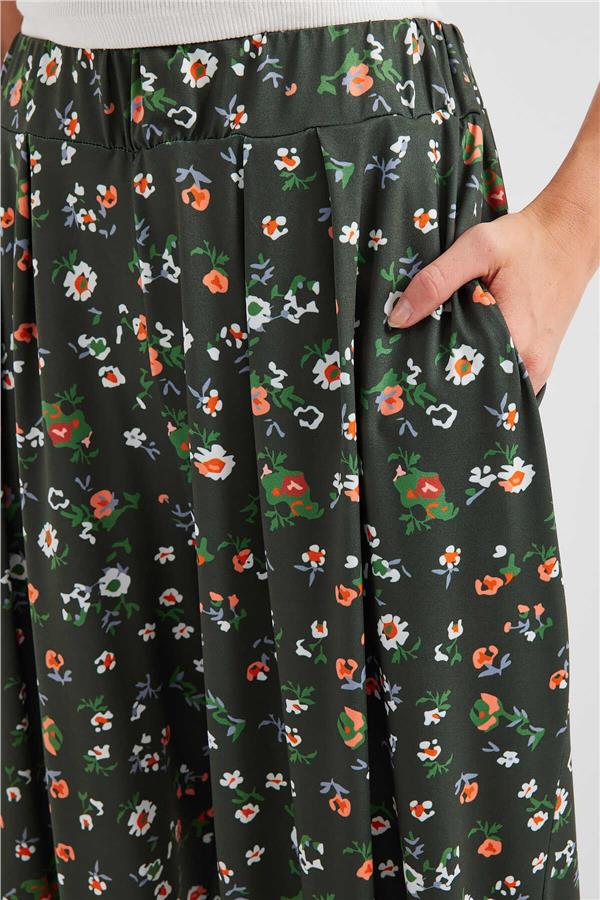Bıgdart Y25 6665 Hakı Desenlı Salvar Pantolon