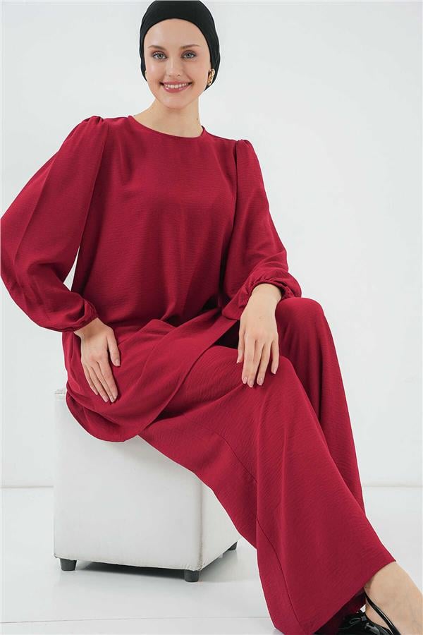 Bıgdart Y25 6712 Bordo Kadın Ikılı Takım
