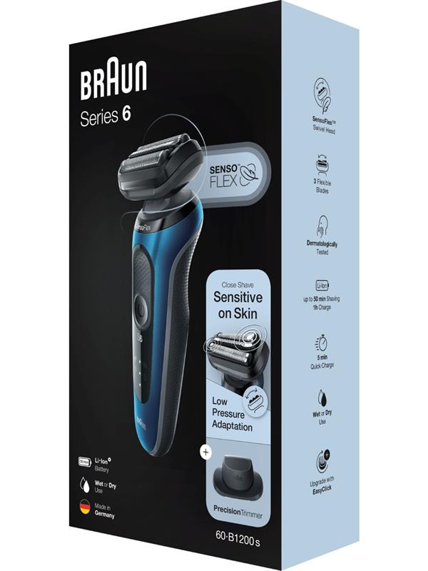 Braun Seri 6 B1200s Islak Kuru Tıraş Makinesi