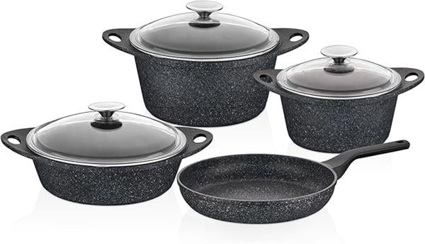 CEM DARK BLUE TENCERE SETI