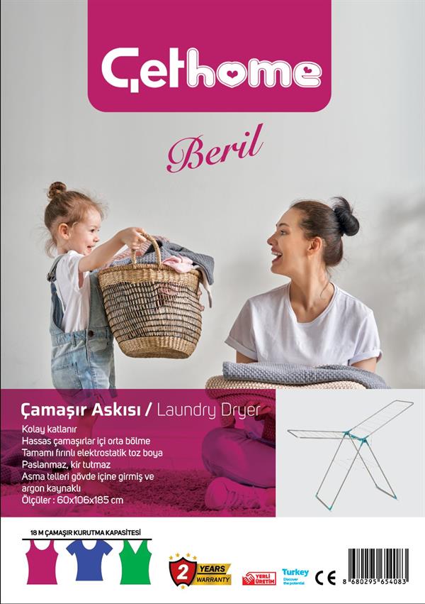 CETHOME BERIL CAMASIR ASKILIGI