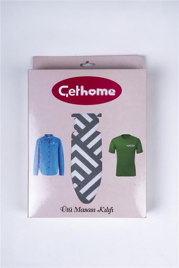 Çethome Piramit Süngerli Ütü Masası Kılıfı 50x140 Cm