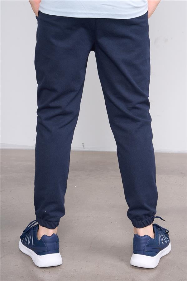 Çetinkaya FitClub 33411 Unisex 2 İplik Rejenere Eşofman Alt Lacivert 4-12 Yaş