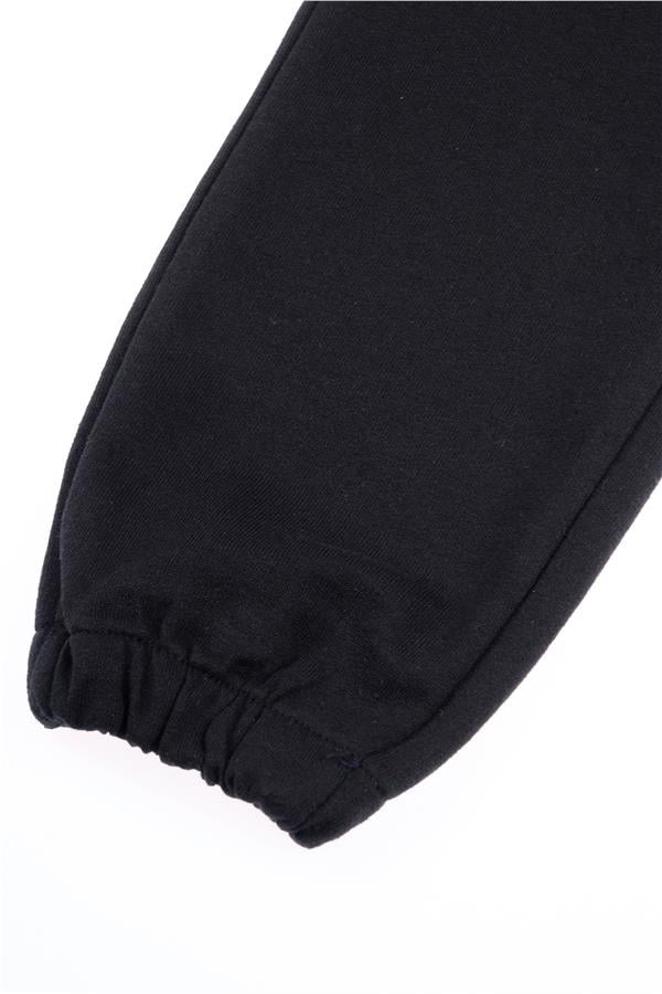 Çetinkaya FitClub 33411 Unisex 2 İplik Rejenere Eşofman Alt Siyah 4-12 Yaş