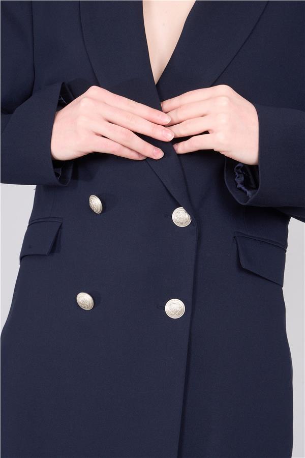 Çetinkaya Fithit 5130 Kadın Blazer Ceket Lacivert