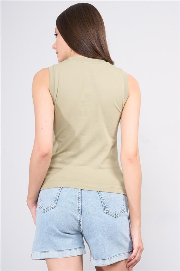 Çetinkaya Fithit 8507 Bayan Bisiklet Yaka Sıfır Kol 30/1 Süprem Atlet Olive