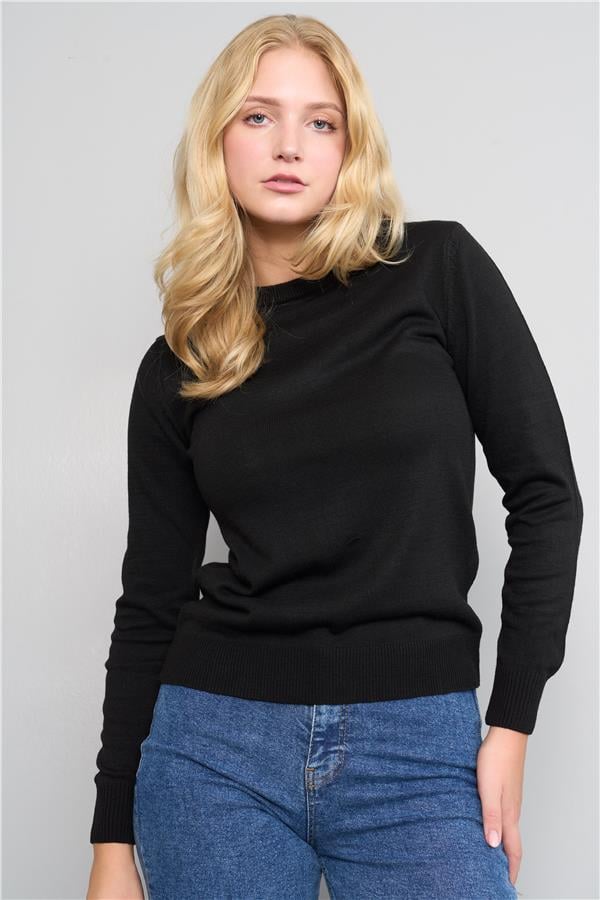 Çetinkaya Miyamira 2275 Siyah Basic Triko