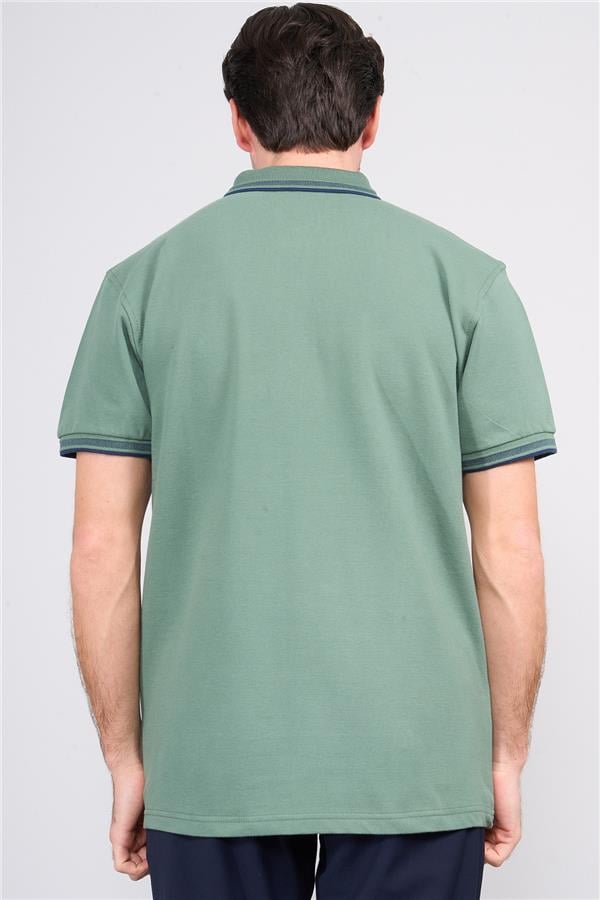 Chester Polo 3894 Erkek Polo Yaka 30/1 Penye Pike T-shirt Çağla