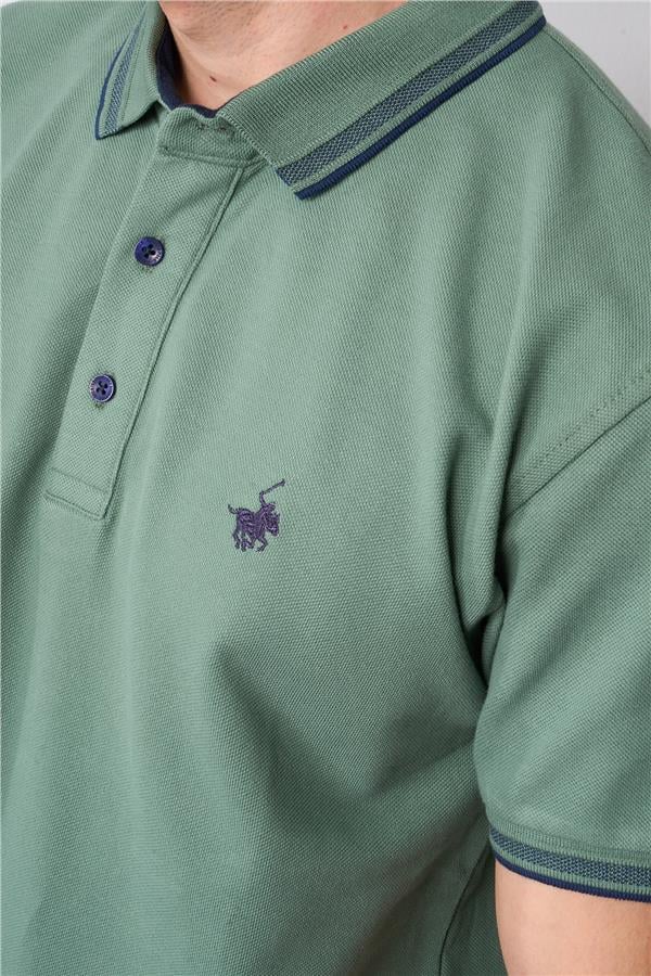 Chester Polo 3894 Erkek Polo Yaka 30/1 Penye Pike T-shirt Çağla