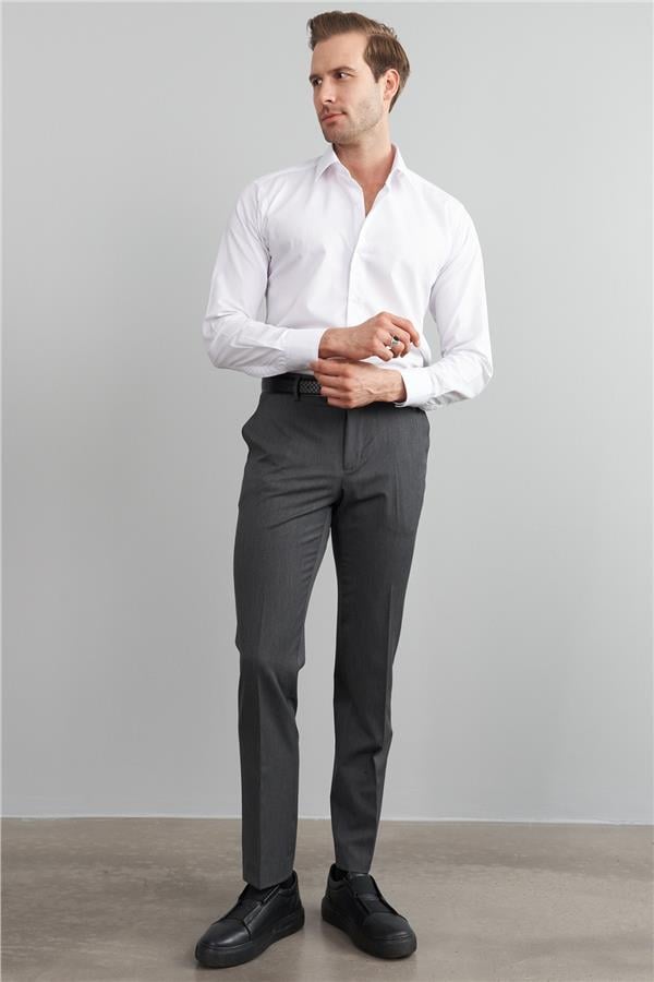 Chester Polo 9255 Erkek Slimfit Pantolon Gri