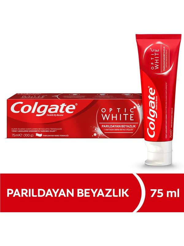 Colgate 75 Ml Optık Whıte Parıldayan Beyazlık