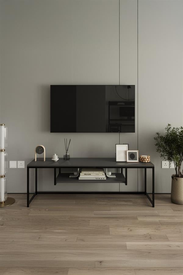 Deconode Arcadia TV Sehpası Siyah-Antrasit DN1095SA