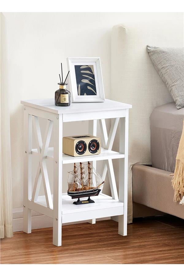 Deconode Classy Yan Sehpa Beyaz DN1048B