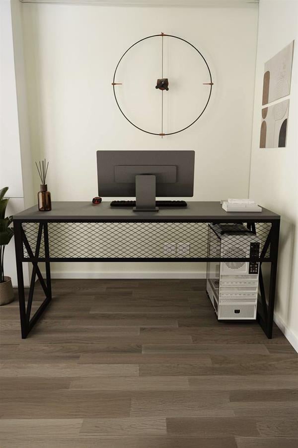 Deconode Exclusive Ofis Masası Siyah-Antrasit DN1125SA