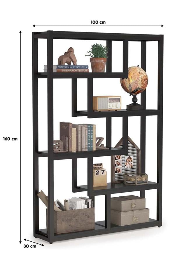 Deconode Fancy Kitaplık Antrasit DN1070A