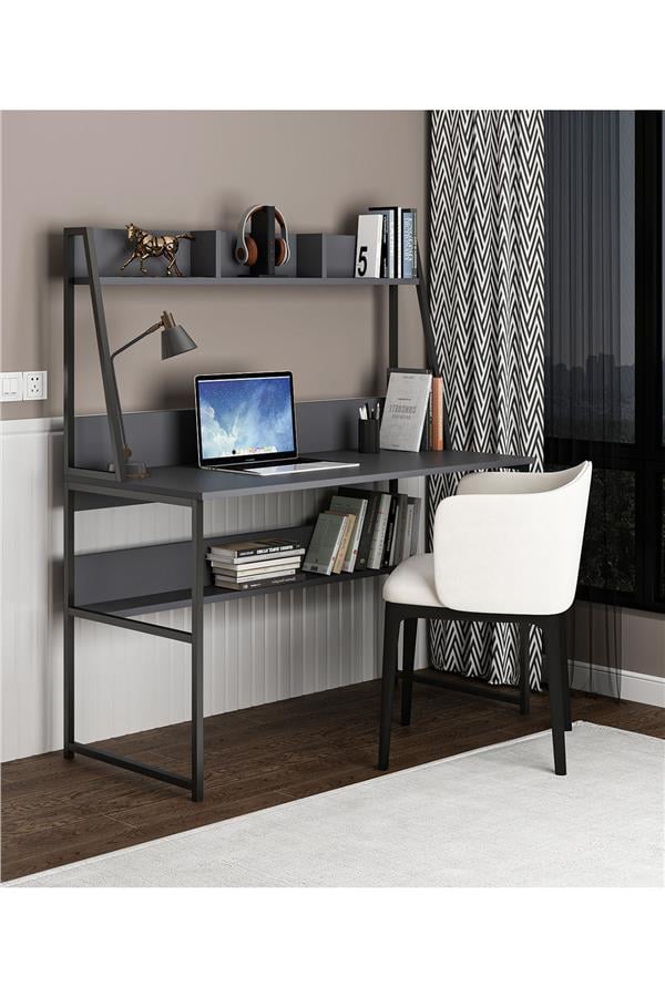 Deconode Majestic Çalışma Masası Antrasit DN1084A