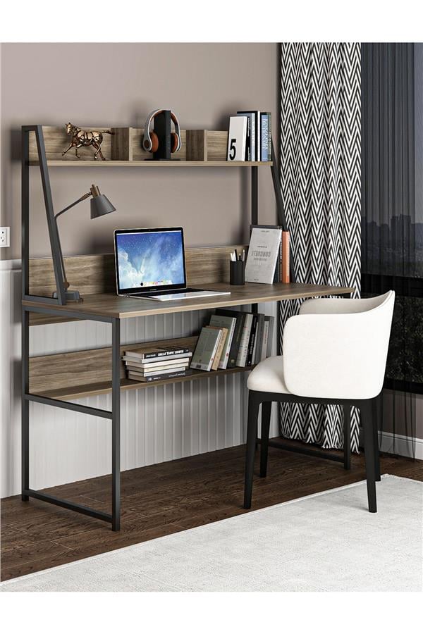 Deconode Majestic Çalışma Masası Kahverengi DN1084K