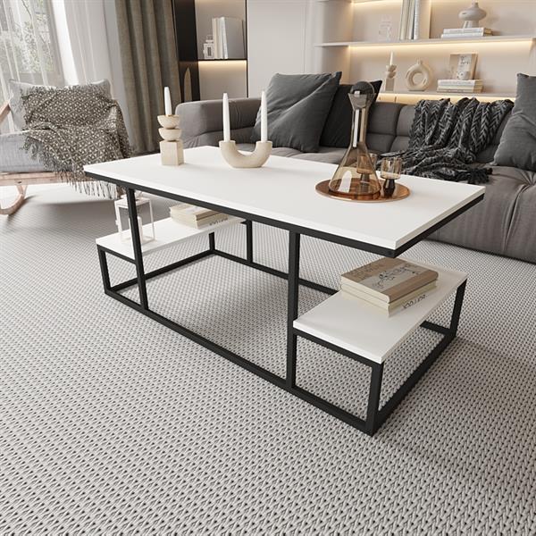 Deconode Serenade Orta Sehpa Beyaz DN1080SB