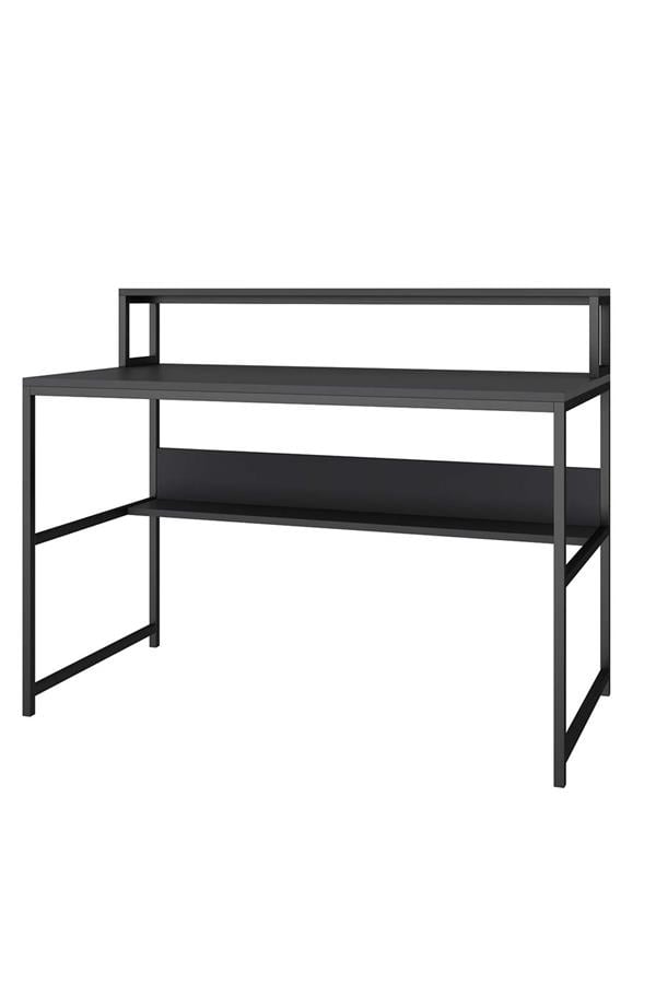 Deconode Trendy Monitör Raflı Çalışma Masası Antrasit DN1106A