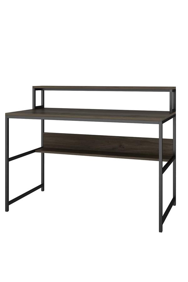 Deconode Trendy Monitör Raflı Çalışma Masası Kahverengi DN1106K