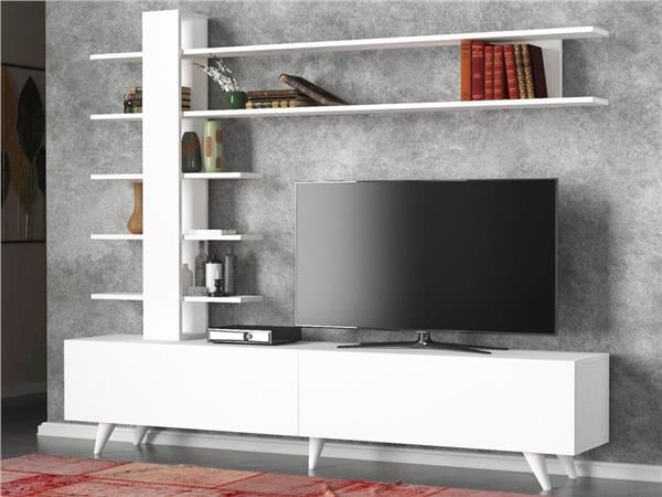 Dekorister Aleyna Tv Ünitesi Beyaz