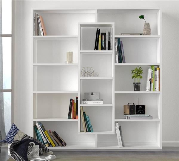Dekorister Ample Kitaplıkk Beyaz