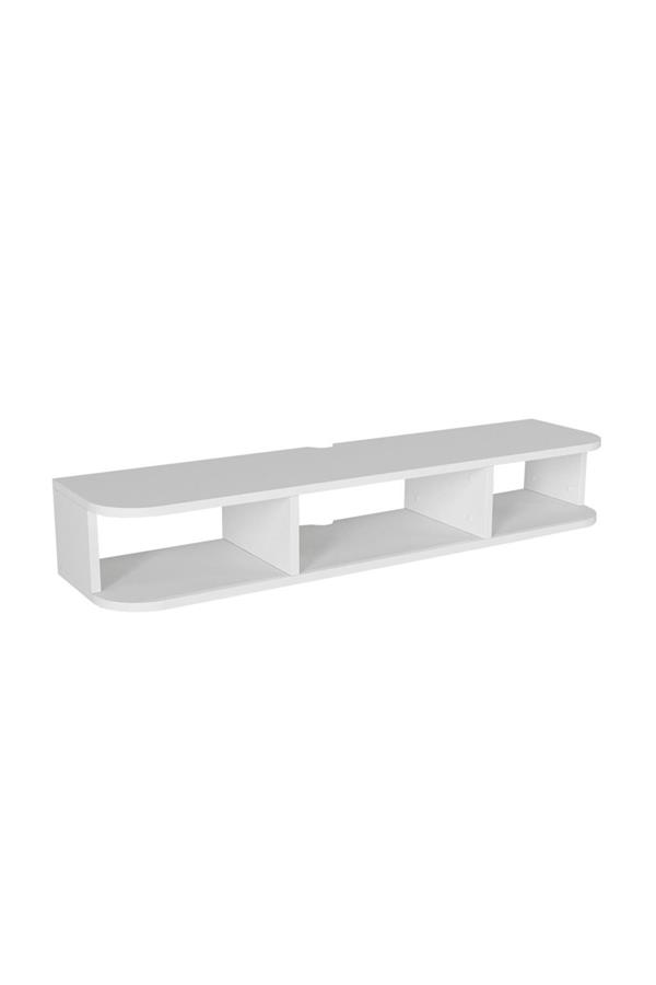 Dekorister Bask Tv Sehpası Beyaz 120 cm