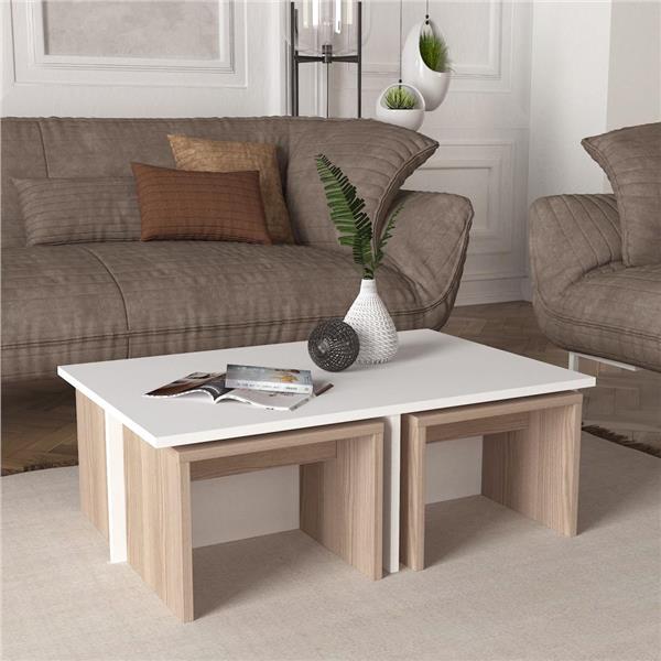 Dekorister Chest Orta Sehpa BeyazCordoba